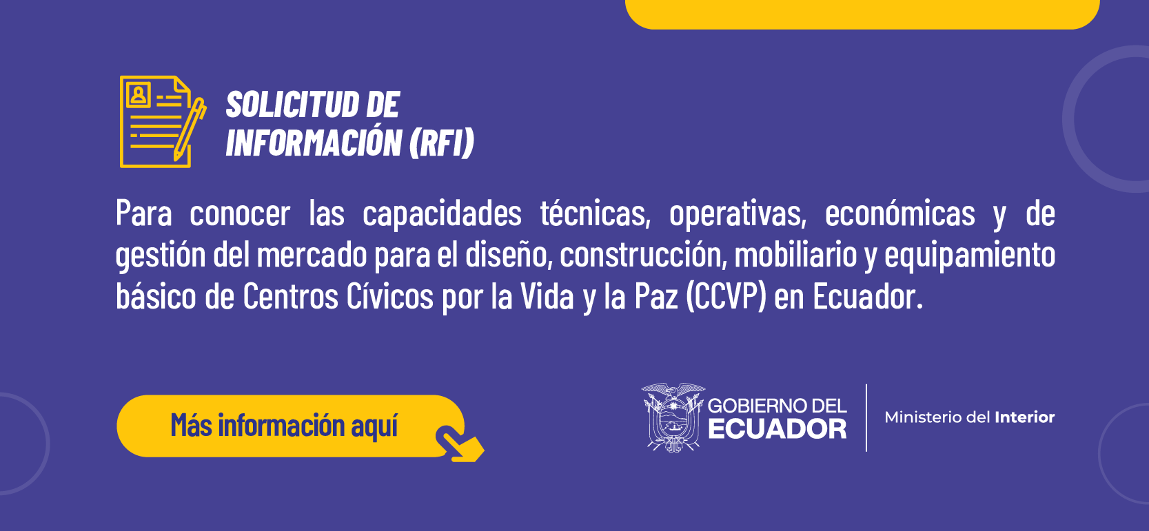 Solicitud de Información (RFI)